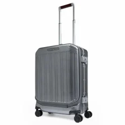 Piquadro Hartgepäck Kabinengepäck|4-Rollen Kabinentrolleys<PQLM 4 Rollen Kabinentrolley 55 cm Laptopfach black-tobacco