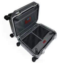 Piquadro Hartgepäck Kabinengepäck|4-Rollen Kabinentrolleys<PQLM 4 Rollen Kabinentrolley 55 cm Laptopfach black-tobacco