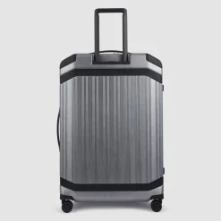 Discount Piquadro PQL-Premium 4 Rollen Trolley 75 cm graphite-black