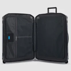 Discount Piquadro PQL-Premium 4 Rollen Trolley 75 cm graphite-black