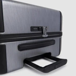 Discount Piquadro PQL-Premium 4 Rollen Trolley 75 cm graphite-black