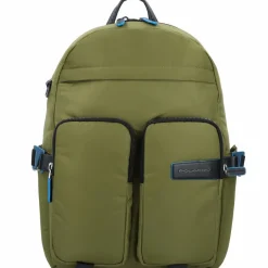 Sale Piquadro PQ-RY Rucksack 42 cm Laptopfach green-black