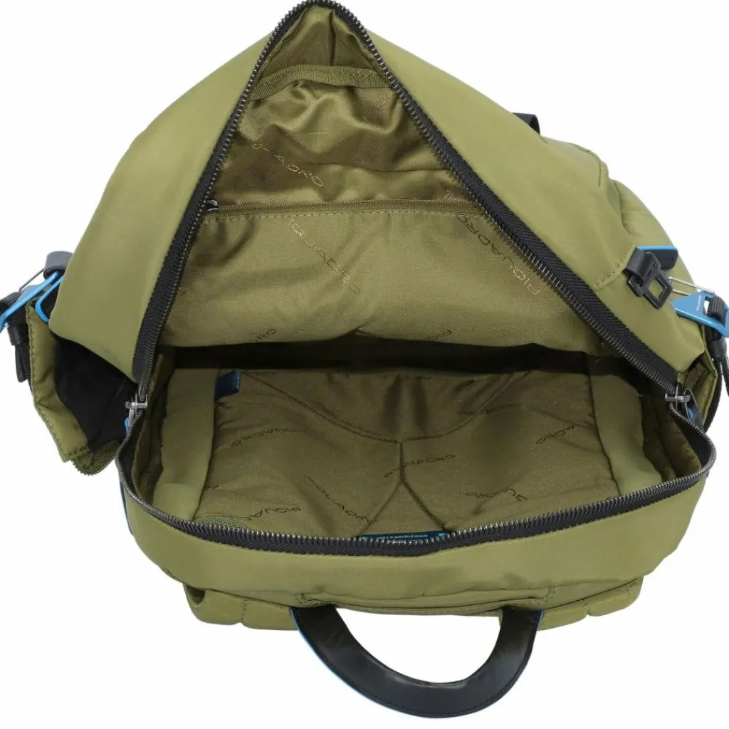 Sale Piquadro PQ-RY Rucksack 42 cm Laptopfach green-black