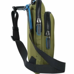 Piquadro Umhängetaschen<PQ-RY Umhängetasche 22 cm Tabletfach green-black