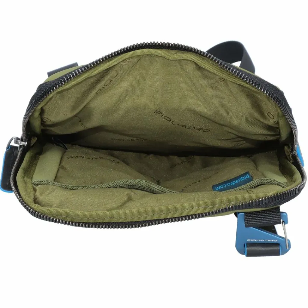 Piquadro Umhängetaschen<PQ-RY Umhängetasche 22 cm Tabletfach green-black