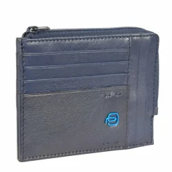 New Piquadro Pulse Kreditkartenetui Leder 12,5 cm midnight blue