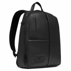 Clearance Piquadro Russel Daypack Leder 39 cm Laptopfach black