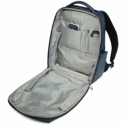 Clearance Piquadro Russel Daypack RFID Schutz Leder 41 cm Laptopfach blue