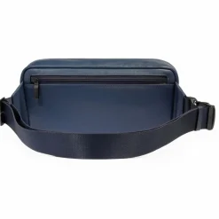 Outlet Piquadro Russel Gürteltasche Leder 28 cm blue