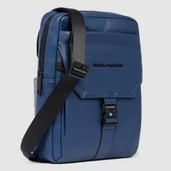 Piquadro Umhängetaschen<Than Umhängetasche RFID Schutz Leder 22 cm blue
