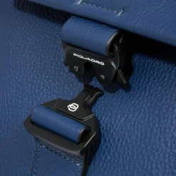 Piquadro Umhängetaschen<Than Umhängetasche RFID Schutz Leder 22 cm blue