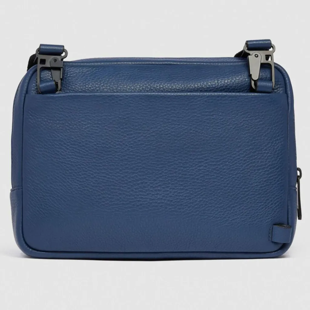 Piquadro Umhängetaschen<Than Umhängetasche Leder 24 cm blue