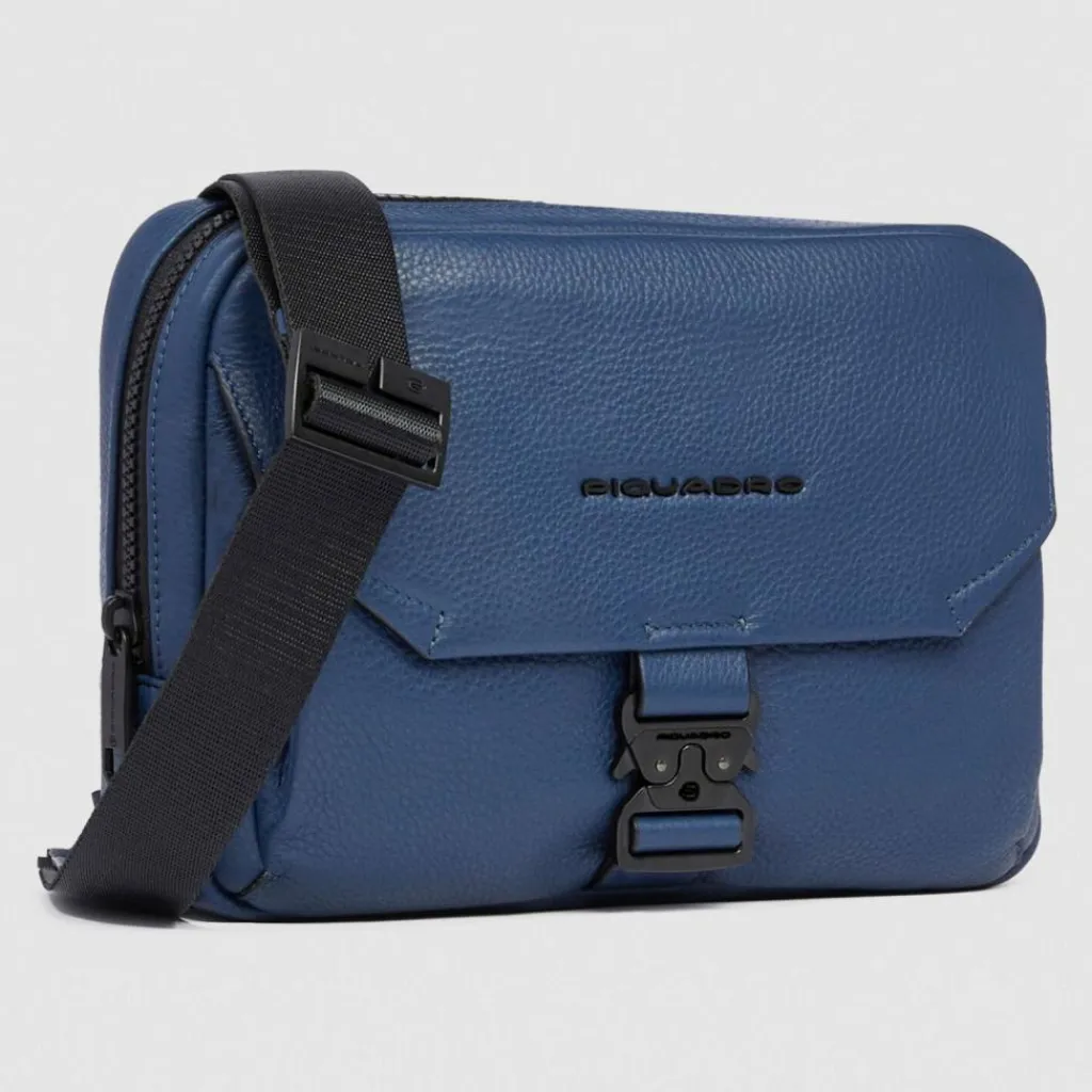 Piquadro Umhängetaschen<Than Umhängetasche Leder 24 cm blue
