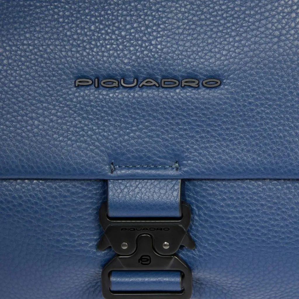 Piquadro Umhängetaschen<Than Umhängetasche Leder 24 cm blue