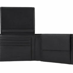 Piquadro Herrengeldbörsen Querformat<Trakai Geldbörse RFID 13 cm black