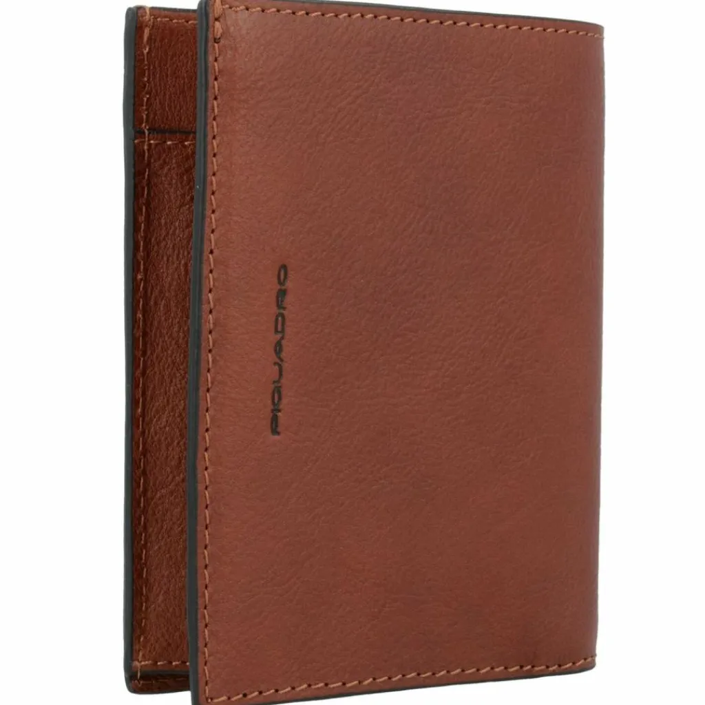Piquadro Herrengeldbörsen Hochformat<Uomo Geldbörse Leder 9,5 cm cuoio tabacco