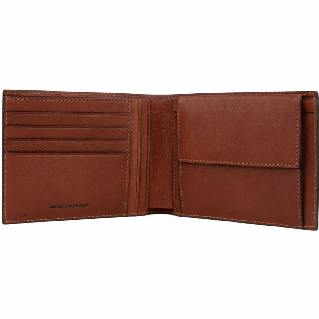 Best Piquadro Uomo Geldbörse Leder 12,5 cm cuoio tabacco