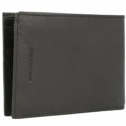 Piquadro Herrengeldbörsen Querformat<Uomo Geldbörse Leder 12,5 cm dunkelbraun