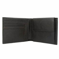 Piquadro Herrengeldbörsen Querformat<Uomo Geldbörse Leder 12,5 cm dunkelbraun