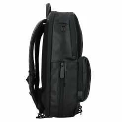 New Piquadro Urban Air Business-Rucksack Leder 44 cm Laptopfach black