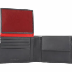 Piquadro Herrengeldbörsen Querformat<Urban Geldbörse RFID Leder 13 cm grey-black