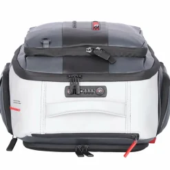 Piquadro Rucksack-Trolleys|Business-Rucksäcke<Urban 2-Rollen Rucksacktrolley Leder 54 cm Laptopfach grey black