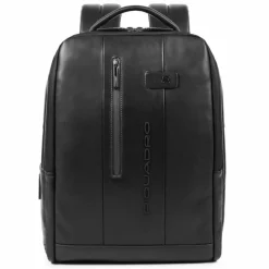 Piquadro Lederrucksäcke|Business-Rucksäcke<Urban Rucksack Leder 41 cm Laptopfach nero