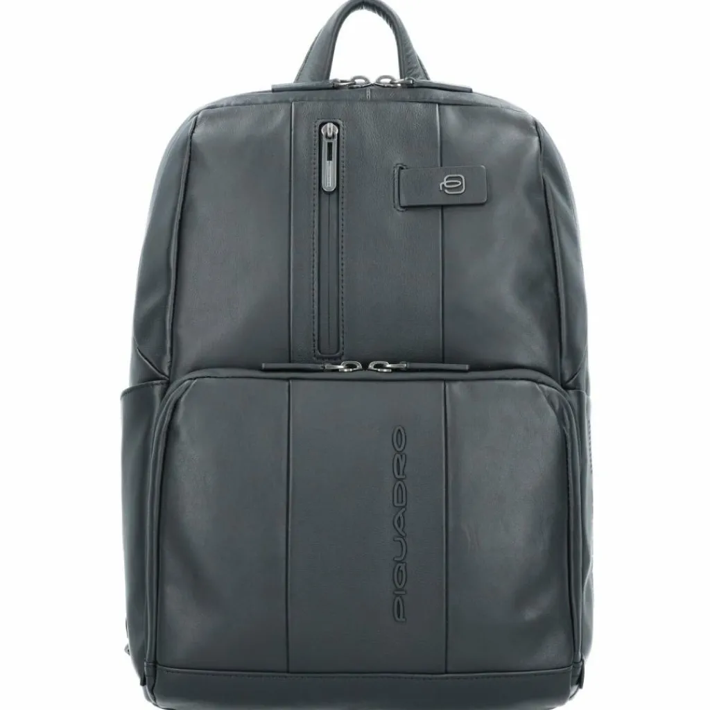 Piquadro Lederrucksäcke|Business-Rucksäcke<Urban Rucksack Leder 39 cm Laptopfach black