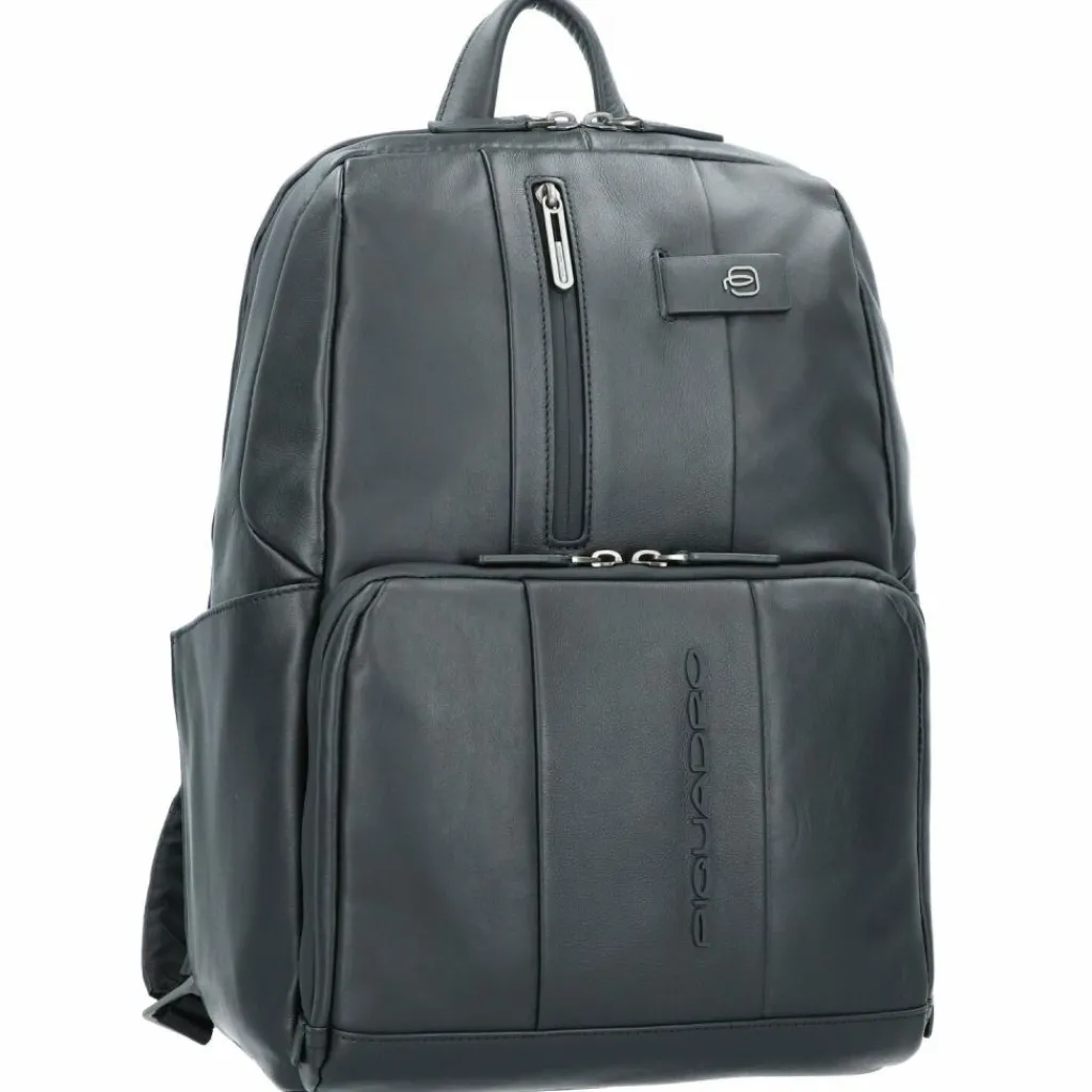 Piquadro Lederrucksäcke|Business-Rucksäcke<Urban Rucksack Leder 39 cm Laptopfach black