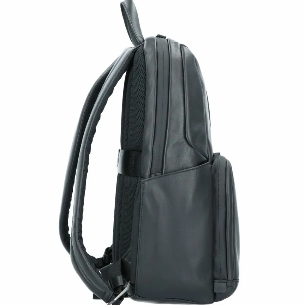 Piquadro Lederrucksäcke|Business-Rucksäcke<Urban Rucksack Leder 39 cm Laptopfach black