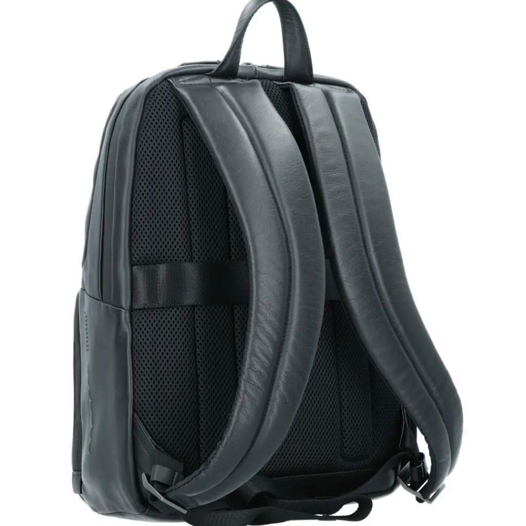 Piquadro Lederrucksäcke|Business-Rucksäcke<Urban Rucksack Leder 39 cm Laptopfach black