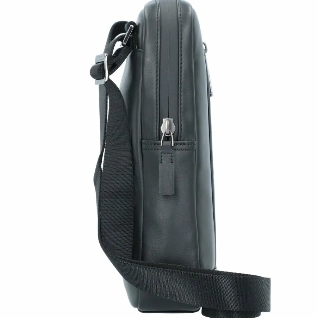 Discount Piquadro Urban Umhängetasche Leder 21 cm black