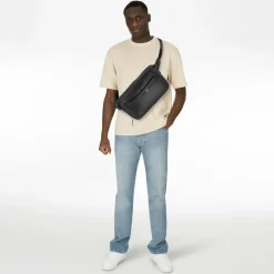 Piquadro Gürteltaschen<Vibe Gürteltasche Leder 30 cm black