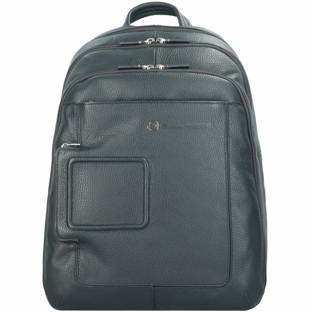 Piquadro Lederrucksäcke|Business-Rucksäcke<Vibe Rucksack Leder 43 cm Laptopfach blau