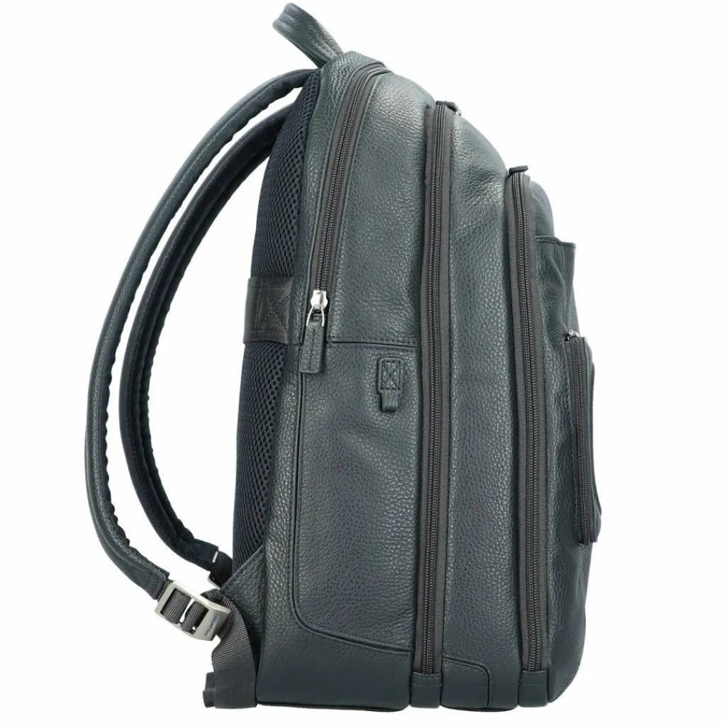 Piquadro Lederrucksäcke|Business-Rucksäcke<Vibe Rucksack Leder 43 cm Laptopfach blau