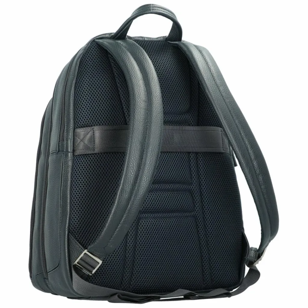 Piquadro Lederrucksäcke|Business-Rucksäcke<Vibe Rucksack Leder 43 cm Laptopfach blau