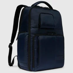 Hot Piquadro W129 Reiserucksack 46 cm Laptopfach mit Dehnfalte blue