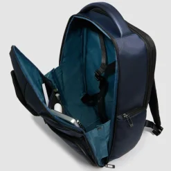 Hot Piquadro W129 Reiserucksack 46 cm Laptopfach mit Dehnfalte blue