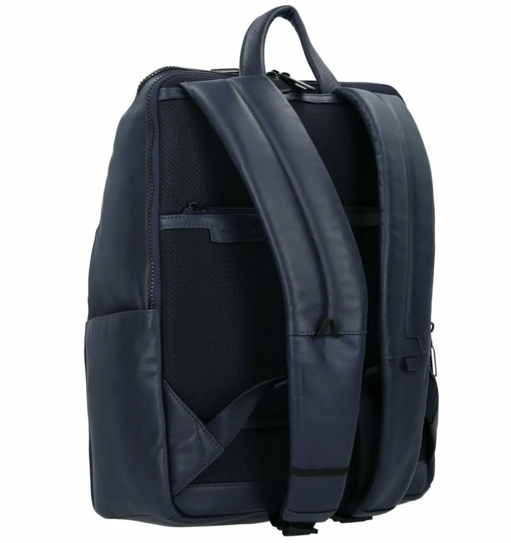 Piquadro Lederrucksäcke|Daypacks<Zaino Daypack Leder 34 cm Laptopfach blue