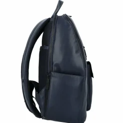 Piquadro Lederrucksäcke|Daypacks<Zaino Daypack Leder 34 cm Laptopfach blue