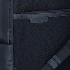 Piquadro Lederrucksäcke|Daypacks<Zaino Daypack Leder 34 cm Laptopfach blue