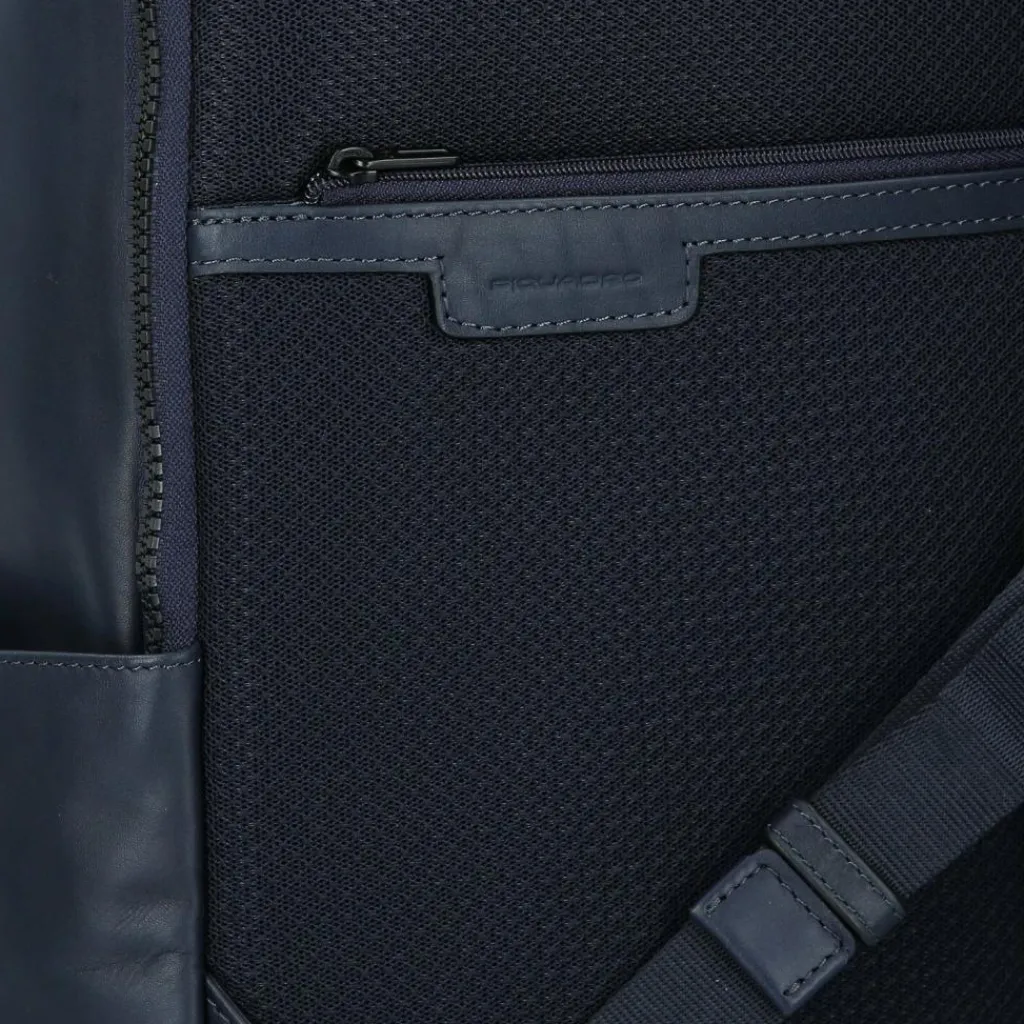 Piquadro Lederrucksäcke|Daypacks<Zaino Daypack Leder 34 cm Laptopfach blue