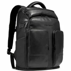 Piquadro Lederrucksäcke|Daypacks<Zaino Reiserucksack RFID Leder 44 cm Laptopfach black
