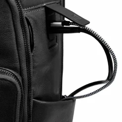 Piquadro Lederrucksäcke|Daypacks<Zaino Reiserucksack RFID Leder 44 cm Laptopfach black