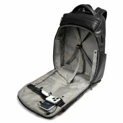 Piquadro Lederrucksäcke|Daypacks<Zaino Reiserucksack RFID Leder 44 cm Laptopfach black