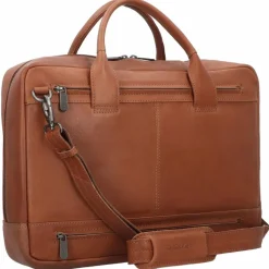 Plevier Gherkin Gherkin Aktentasche Leder 40 cm Laptopfach