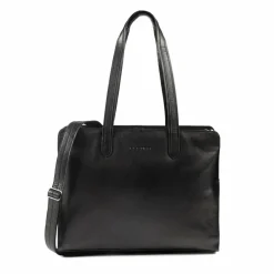 Plevier Laptoptaschen|Aktentaschen<Power Aktentasche Leder 41.5 cm Laptopfach schwarz