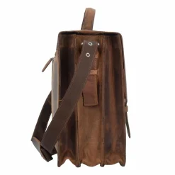 Plevier Retro Zeppelin Aktentasche Leder 43.5 cm Laptopfach