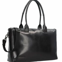 Plevier Rock Copal Schultertasche Leder 44 cm Laptopfach