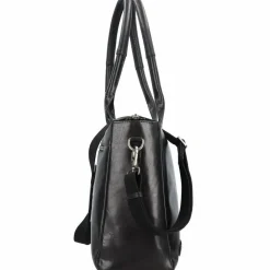 Plevier Rock Copal Schultertasche Leder 44 cm Laptopfach